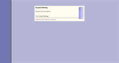 Desktop Screenshot of crystalpathway.com